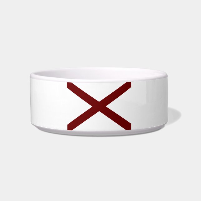 Alabama flag-Seal Bowl (Front)