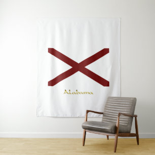 Alabama flag tapestry