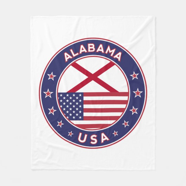Alabama Fleece Blanket (Front)