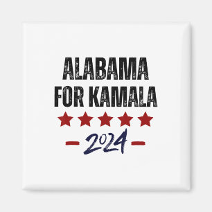 Alabama For Kamala 2024 Dnc Kamala Harris Supporte Magnet