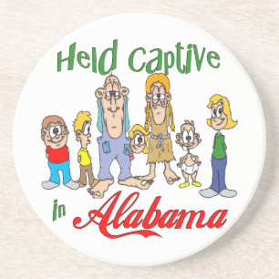 Alabama Funny Trailer Park Sandstone Coaster
