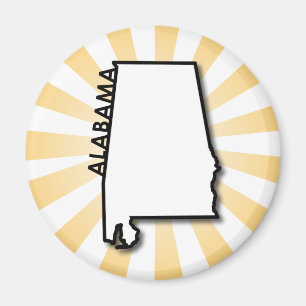Alabama Gold Burst Magnet