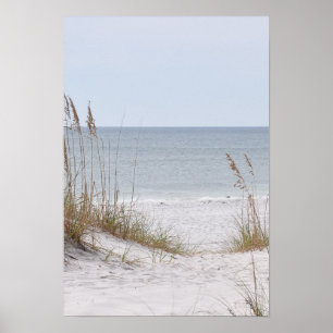 Alabama Gulf Coast seashore Poster