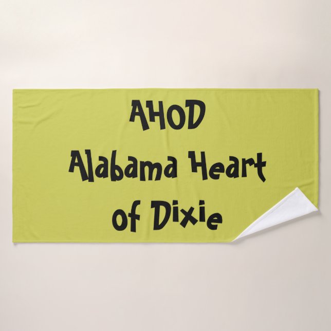 Alabama Heart of Dixie Bath Towel (Bath Towel)