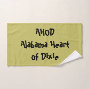 Alabama Heart of Dixie Hand Towel