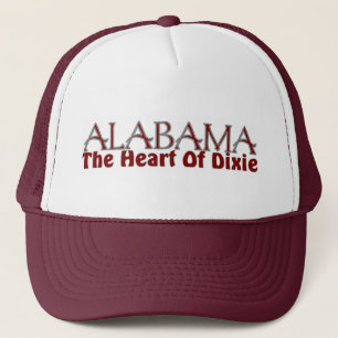 Alabama heart of Dixie hats