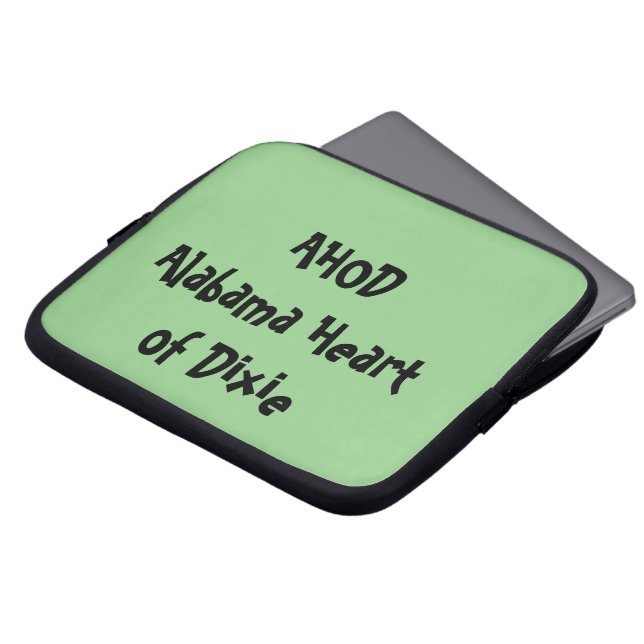 Alabama Heart of Dixie Laptop Sleeve (Front Top)