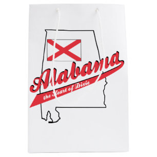 Alabama Heart of Dixie Medium Gift Bag
