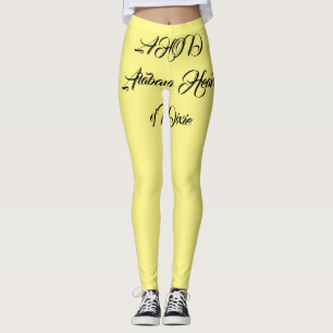 Alabama Heart of Dixie Monogram Leggings