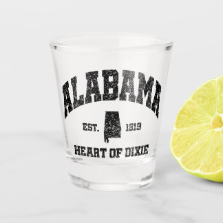 Alabama,Heart of Dixie Shot Glass