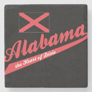 Alabama Heart of Dixie Stone Coaster