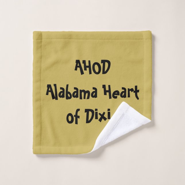 Alabama Heart of Dixie Wash Cloth (Wash Cloth)