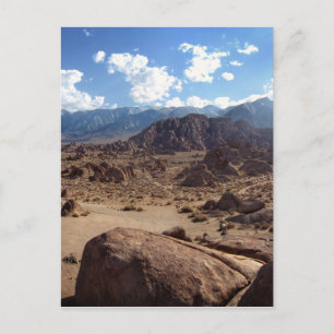 Alabama Hills and the Sierra Nevada Mountains Postcard