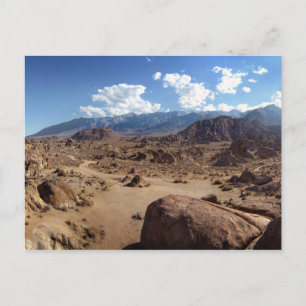 Alabama Hills and the Sierra Nevada Mountains Postcard