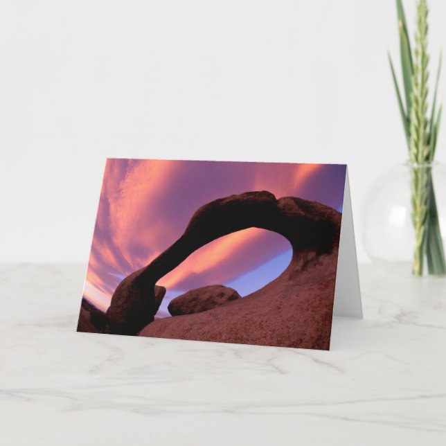 Alabama Hills Arch | California Card (Front)