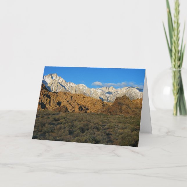 Alabama Hills - Sierra Nevada Greeting Card (Front)