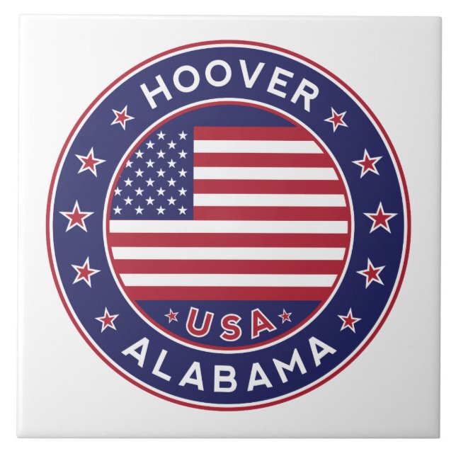 Alabama, Hoover Ceramic Tile (Front)