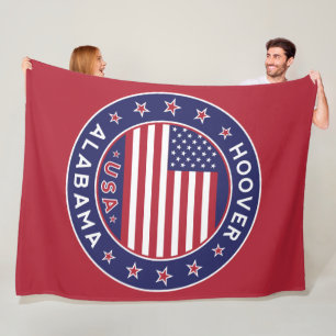 Alabama, Hoover Fleece Blanket