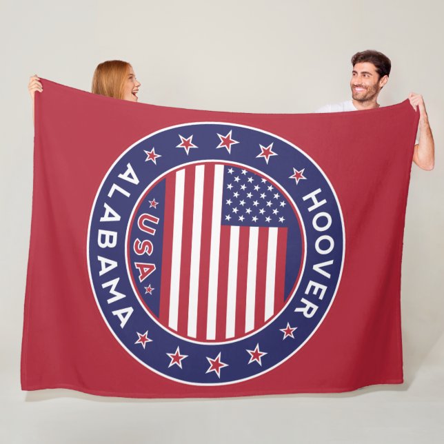 Alabama, Hoover Fleece Blanket (In Situ)