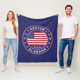 Alabama, Hoover Fleece Blanket