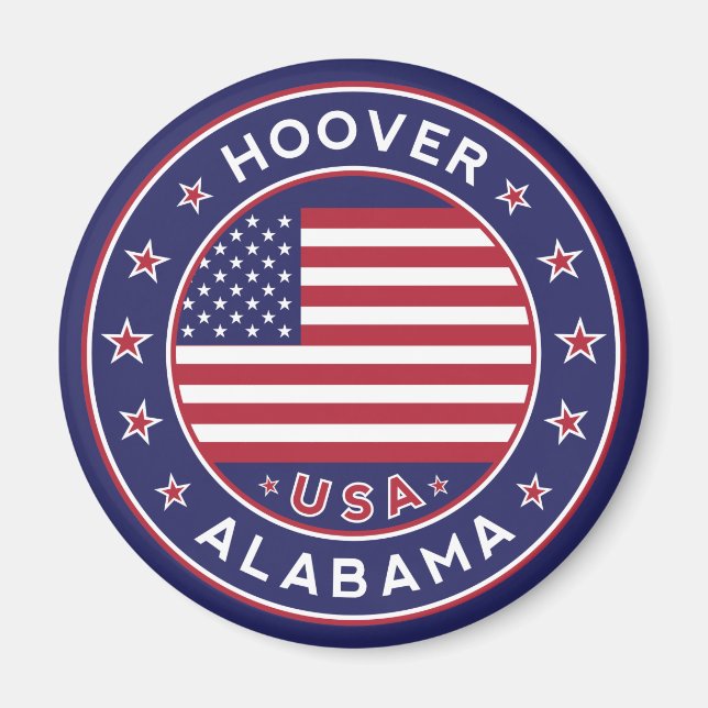 Alabama, Hoover Magnet (Front)
