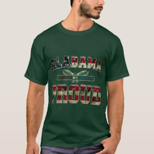 Alabama in my heart Proud Strong Awesome Design Gi T-Shirt