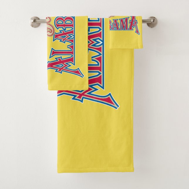 Alabama is Home Bath Towel Set (Insitu)