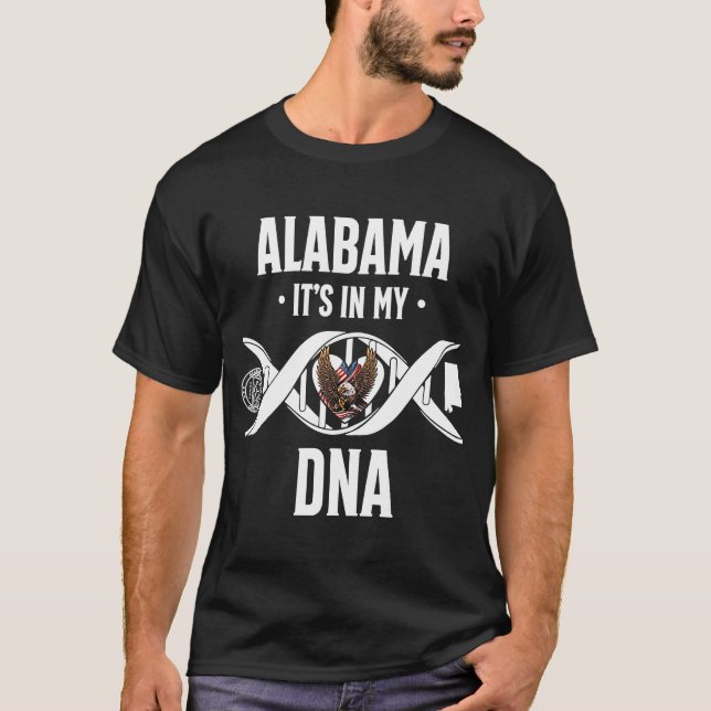 Alabama It's In My DNA T-Shirt (Front)