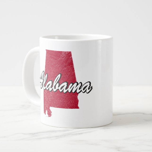 Alabama Large Coffee Mug (Front Left)
