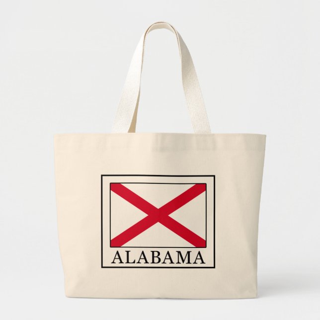 Alabama Large Tote Bag (Front)