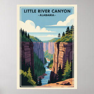 Alabama Little River Canyon V01 Poster
