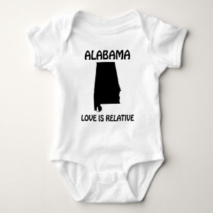Alabama - Love Is Relative Baby Bodysuit