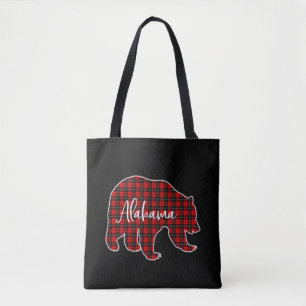 Alabama Merry Christmas Party Yall Matching Family Tote Bag