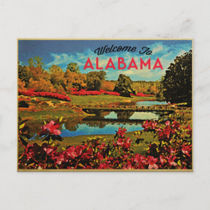 Alabama Mirror Lake Postcard