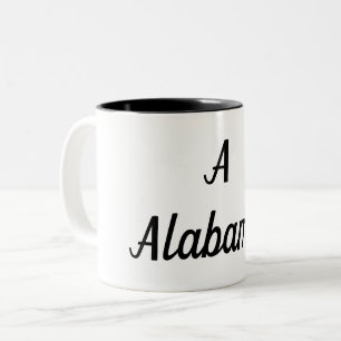 Alabama Monogram Two-Tone Coffee Mug