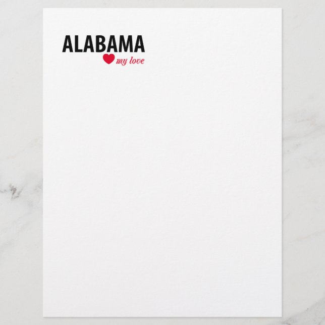 Alabama my love (Front)