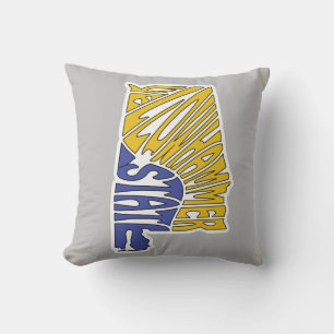 Alabama Nickname Word Art Cushion