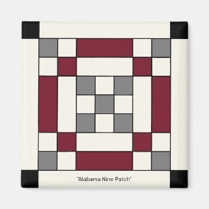 Alabama Nine Patch Magnet