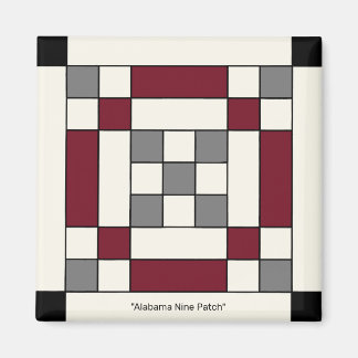 Alabama Nine Patch Magnet