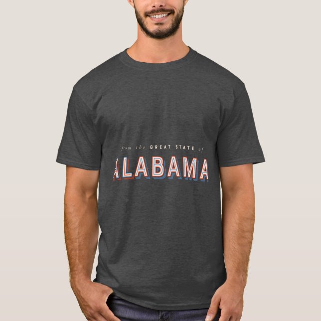 ALABAMA Oversized 8 T-Shirt (Front)