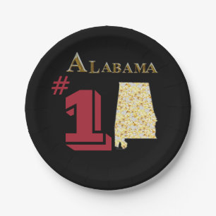 ALABAMA PAPER PLATE