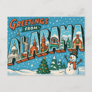 ALABAMA Postcard