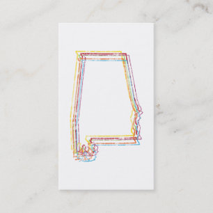 alabama pride blur business card