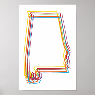 alabama pride blur poster