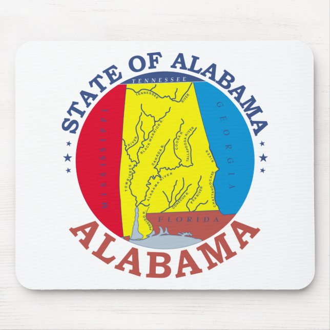 Alabama sign mouse pad (Front)