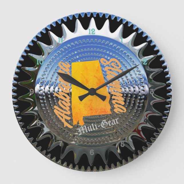 Alabama Slamma Multi-Gear Clock (Front)
