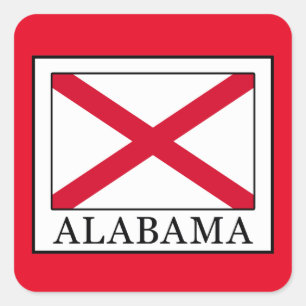Alabama Square Sticker