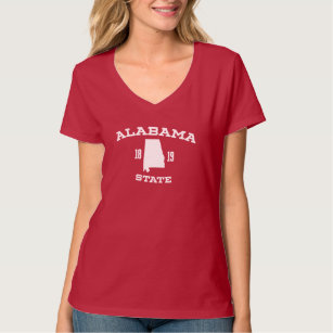 Alabama State 1819 Women's V-Neck T-Shirt