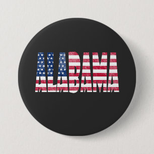 Alabama state  7.5 cm round badge