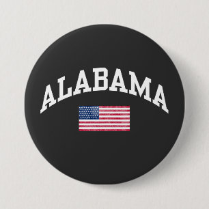 Alabama state  7.5 cm round badge